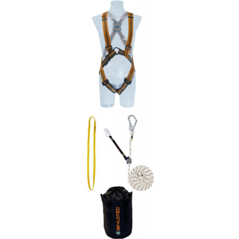Set Harnais anti-chute Basic Arg 30.Rope Bag Ergogrip Sk16.Loop 35kN (1/3)