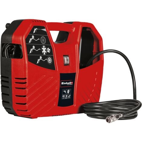 Einhell Compresseur mobile TC-AC 180/8 OF (1100 W, 180 L/min, 8 bar, avec accessoires)