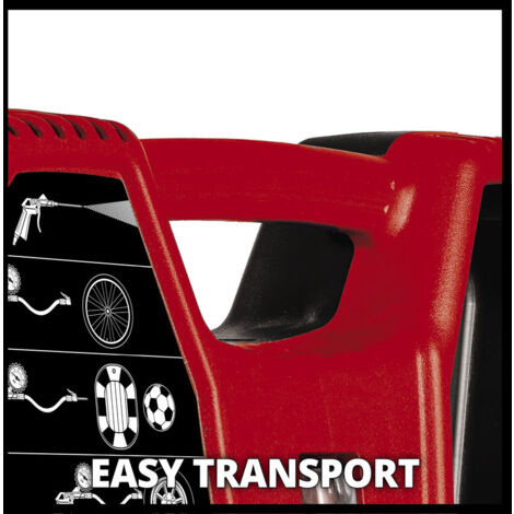 Einhell Compresseur mobile TC-AC 180/8 OF (1100 W, 180 L/min, 8 bar, avec accessoires)