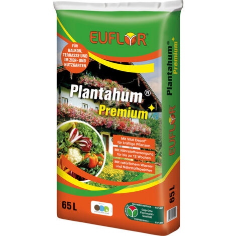 Terreau rempotage Premium tourbe réduite 65 l EUFLOR (1/4)