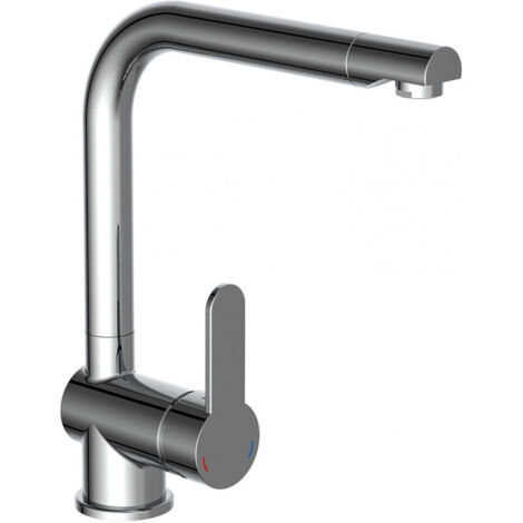 Robinet d'évier chrome RIO HD / noir (1/5)