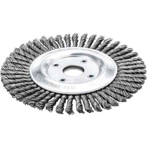Brosse pinceau fil d'acier 178x6mm 0,5mm