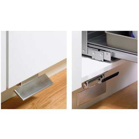 FP – Pédale de traction rétrofitable inox – Adaptée systèmes AvanTech YOU Pull – Acier inoxydable – Design élégant pour espaces confinés (1/2)