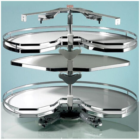 FP – Etagère Arena CLASSIC 800mm argent – Mécanisme Revo 90° pour accès libre – Amortissement Silent System – Capacité de charge 25 kg