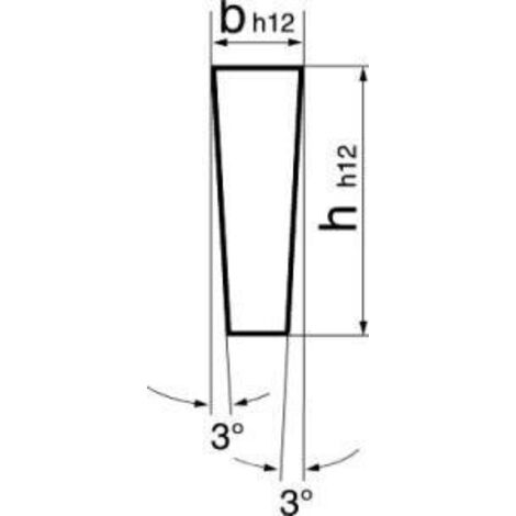 Bague tournante HSSE Form-E 12x3x125mm Trapez WILKE (1/5)