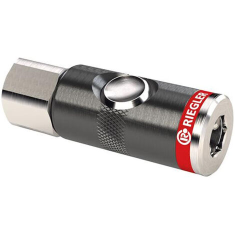 Raccord de sécurité DN 7,4 mm, filetage intérieur filetage G 3/8 po. 15,39 mm RIEGLER (1/2)