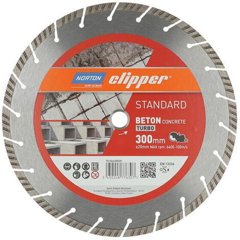Disque diamant Standard Beton Turbo Ø300 (1/2)