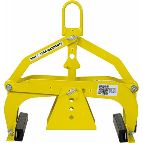 Pince bordure H 360 Greifbereich: 0 - 360mm jaune
