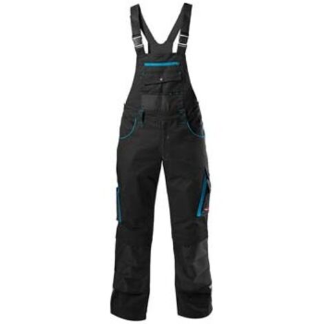 Salopette Homme Fortis 24, Black/turquoise,Taille 46 (1/5)