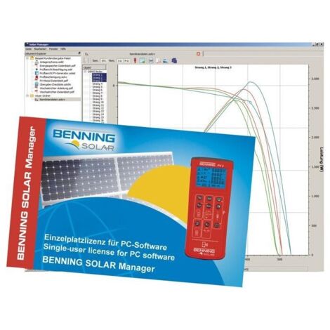Logiciel PC SOLAR Manager Benning (1/3)