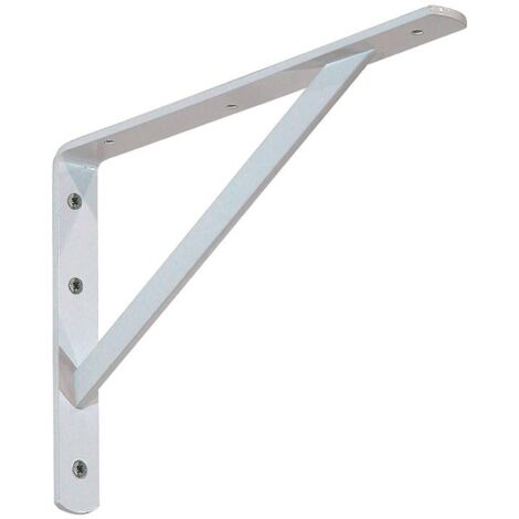 Support industriel pour étagère L.500mm H.330mm blanc laqué – Capacité 150kg – Compatible avec systèmes de rangement – 1091300014 – Element System (1/3)