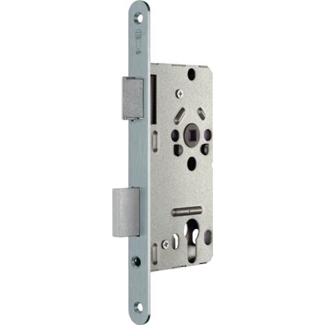 Serrure à mortaise .PZW 20/ 55/72/8mm DIN Gauche argenté carré.Kl 2 Zinc coulé sous pression SSF (1/5)