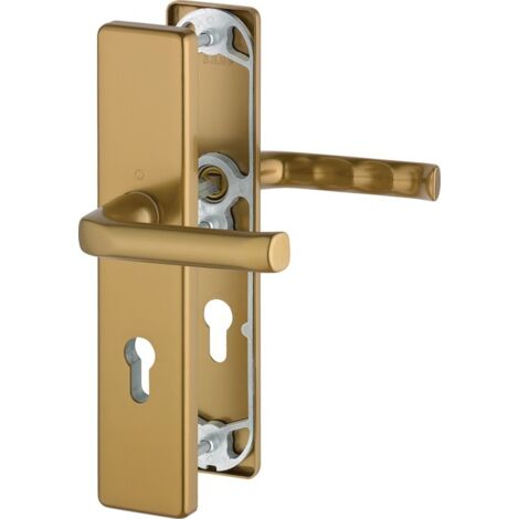 Poigné porte London 113/2221A/2440 Alu.F4 72mm 37-42mm HOPPE