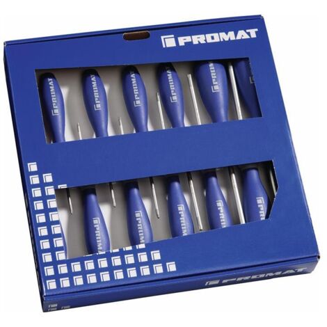 Jeu de tournevis 12-teilig TORX® poignées multi-composants lame ronde (1/3)