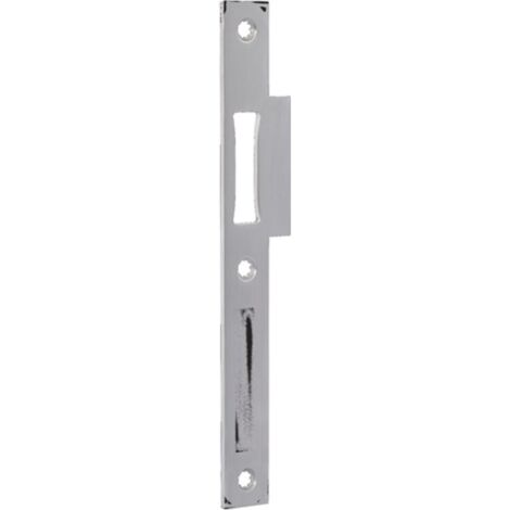 Plaque de frappe à rabat B 9000 FA Inox rd B.24xL.216mm DIN Droite BKS (1/2)