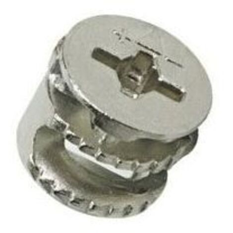 Connecteur excentrique Rastex 15 avec bord de couverture19mm HETTICH (Par 200)