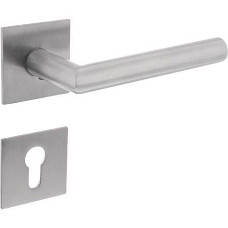 Poignée porte 0035.185005 VA 304 quad.PZ DIN G/D D/D INTERSTEEL (1/2)
