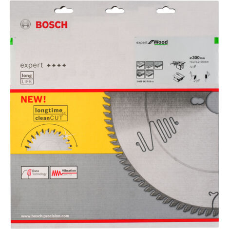 HW Lame scie circulaire Expert 300x30x3.2 72 T WZ Bosch