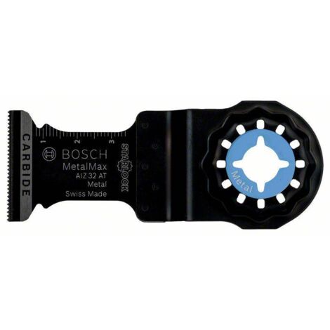Bosch 2608662033 Lame plongeante a concrétion carbure AIZ 32 AT métal 40 x 32 mm - 5 lames