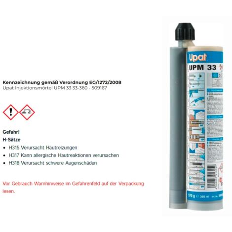 Upat Mortier d'injection UPM 33 33-360 - 509167 (1/5)