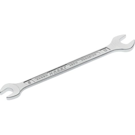 Hazet clé à fourche double 450N 8x10mm L.140,1mm verchr - 450N-8X10 (1/4)