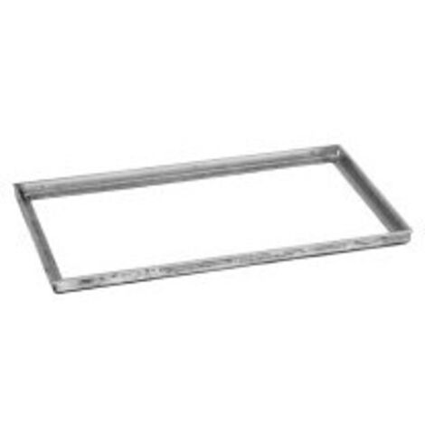 MEA – Cadre galvanisé pour grille caillebotis NORM 400x600 mm – Hauteur 20 mm – Épaisseur 2 mm – Installation facile en environnement industriel