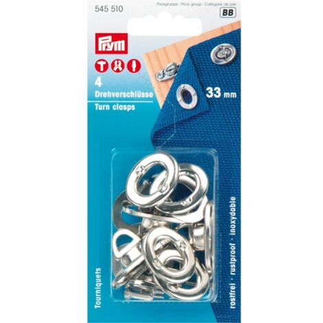 Tourniquets avec vis a bois laiton argenté (Par 5) (1/4)