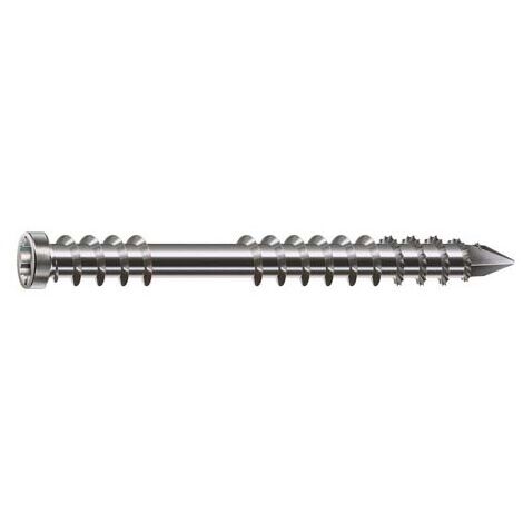 Spax – Vis terrasse 5,5x50mm – Acier inoxydable A4 – Tête cylindrique Torx T-STAR plus – Lot de 200 – Installation facile et efficace