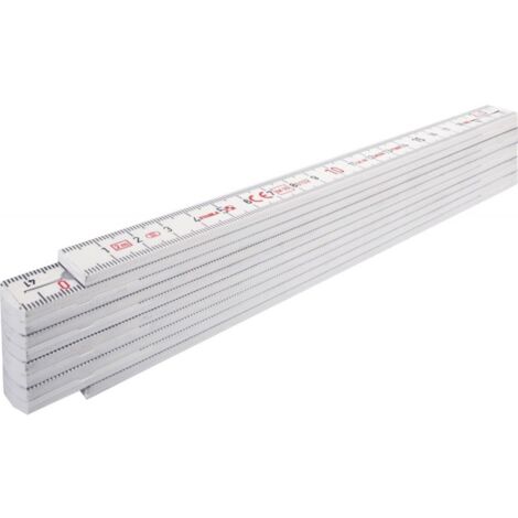 Mètre pliant 1m 1004 blanc Stabila