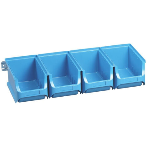 ALLIT 457072 SET DE 5 BAC À BEC, 600 X 240 X 125 MM, BLEU/ARGENT (1/4)