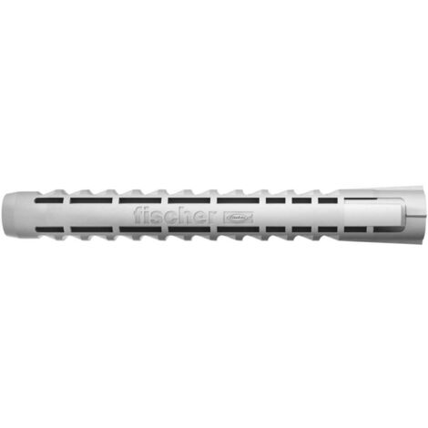 Fischer – Boîte de 25 chevilles nylon 10x80 mm – Pour matériaux pleins et perforés – Fixations sécurisées – Installation rapide et facile