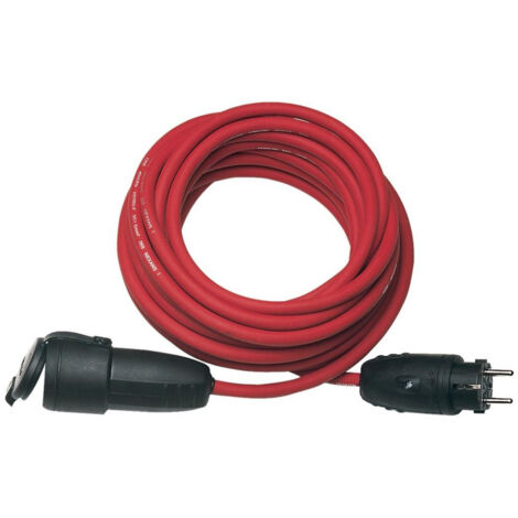 Rallonge en caoutchouc 10 m rouge H07RN-F3G1,5 (1/2)