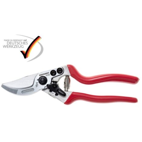Sécateur 215 mm ergonomique, Argent/Rouge - Berger 1114 (1/4)