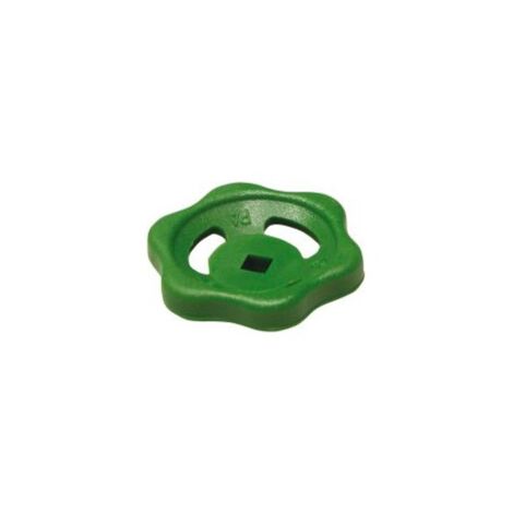 Volant a main, vert ,Ø50x6mm (1/2)