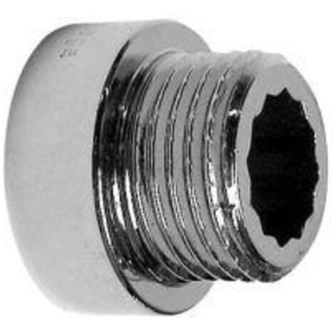 Raccord robinet 1/2"x30 mm, chromé (1/2)