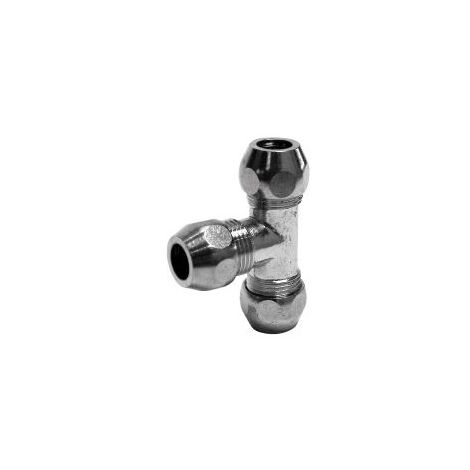 Raccord compression en té 10 mm (1/2)