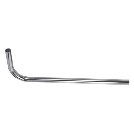 Tube de purge de pression droite blanc, 700 mm, (1/2)