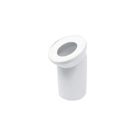 Coude de raccordement pour cuvette WC Blanc, 21642 5 (1/2)