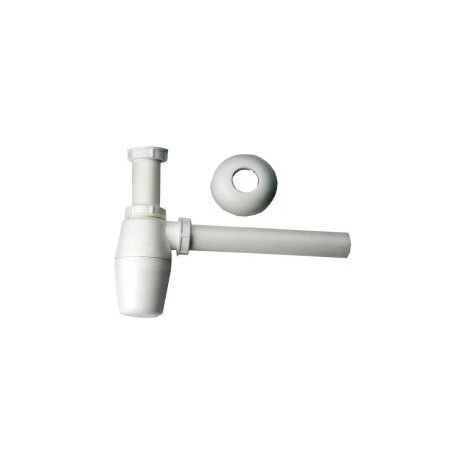 Siphon plastique blanc 1 1/4" (1/2)