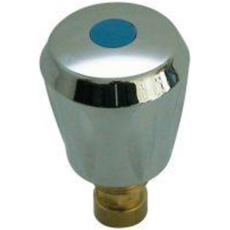 Tete robinet sanitaire . bleu 3/8" (1/2)