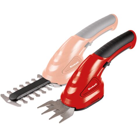 Einhell Cisaille à gazon taille-buissons sans fil GC-CG 3,6 Li WT (3,6V, lame taille-herbes, accessoire taille-buissons, changement d’accessoire sans outil)
