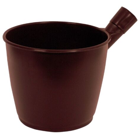 Godet videur 7,5 l marron