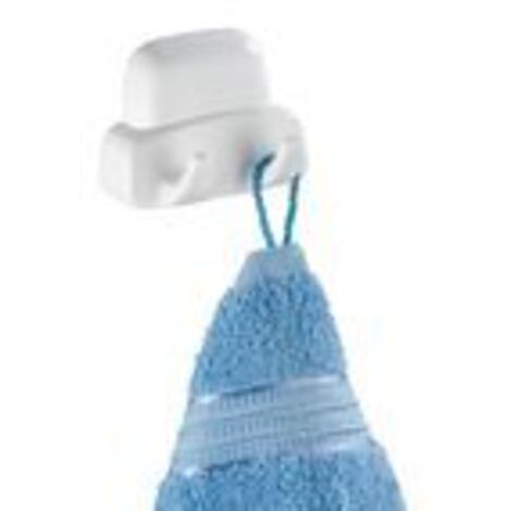 Crochet Duo PVC Blanc 12 x 4,8 x 17 cm (1/5)