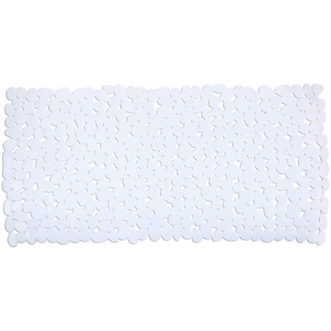Tapis de Baignoire Blanc Dimensions 71 x 36 cm - Wenko 20276100 Paradise
