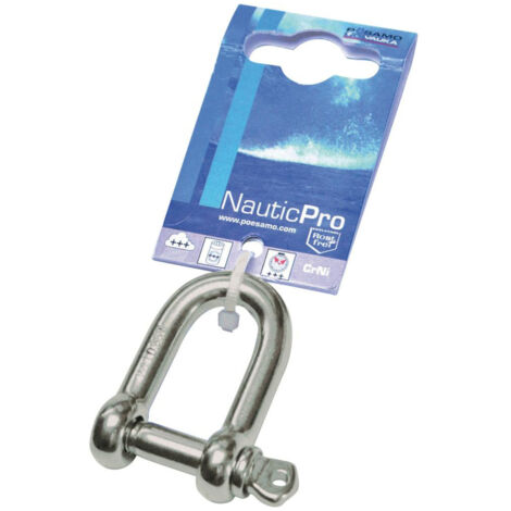 Manilles acier inoxydable 1.4401 8mm a 1 unités (Par 10) (1/4)