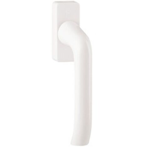 Hoppe – Poignée de fenêtre aluminium revêtu F9016 – Dimensions 7 x 37 mm – Série Palerme pour usage intensif