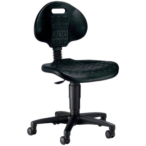 Chaise de travail TEC 20 mousse PU noir (1/2)