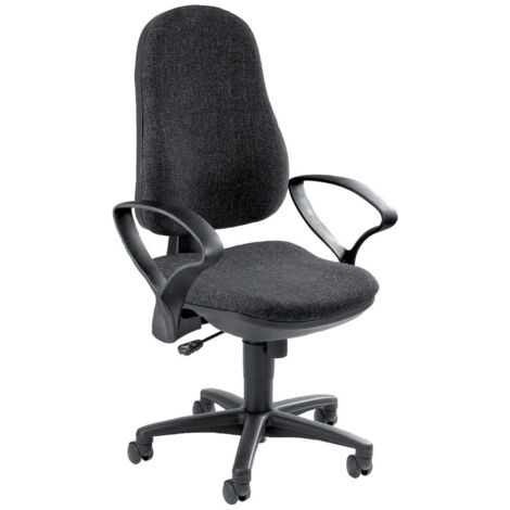 Chaise bureau tournante Support Synchro anthracite (1/4)