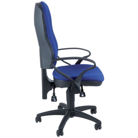 Chaise pivotante Point 80 bleu royal (1/4)