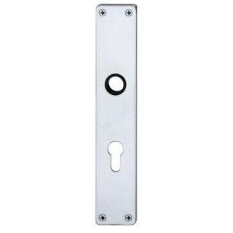 Plaque de porte longue ,PZ, 0 14 1410,carré,Alu F1 (1/2)